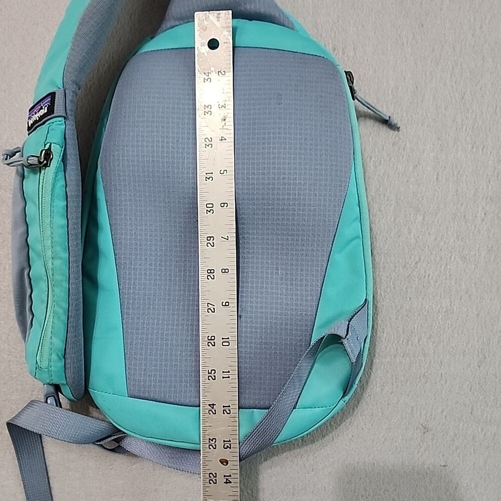 Patagonia Atom Sling Bag 8L Teal Green Slate Blue Shoulder Pouch Crossbody Day - Picture 14 of 15